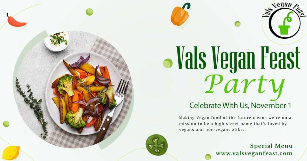 Val's Vegan Feast 19 Facebook Advert Vals Vegan Feast World Vegan Day