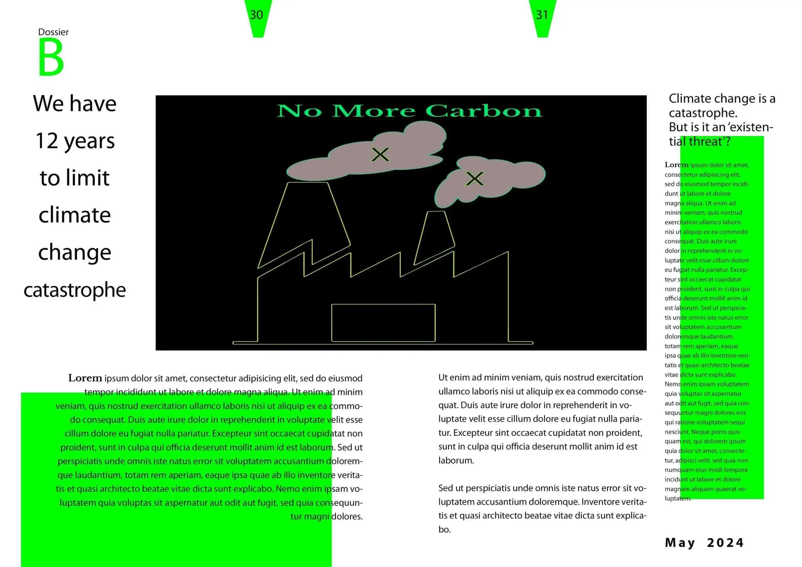LOGO's 30 No-More-Carbon-Newspaper-Artical